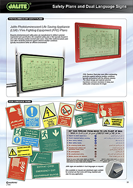 Jalite Marine Catalogue - Page 35 Safety Plans & Dual Language Signs